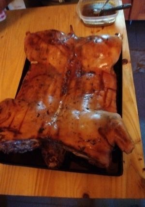 Una foto de Lechón al horno eléctrico