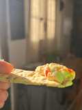 Dip de queso crema con morrones caramelizados