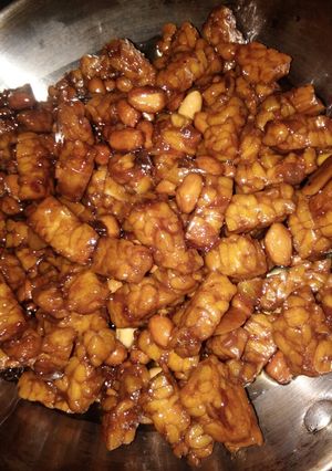 Foto resep Tempe kacang saus teriyaki