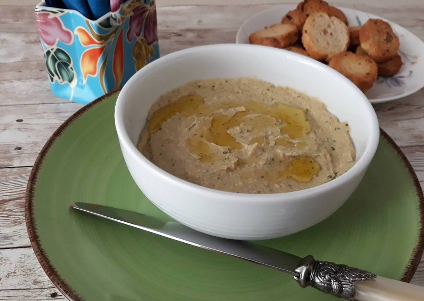 Hummus de berenjena