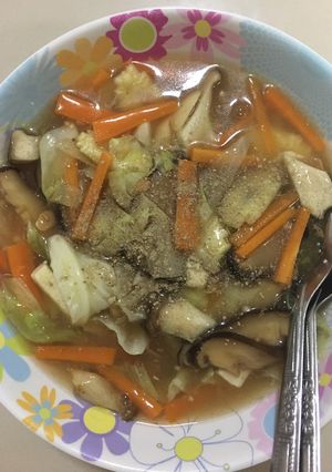 รูปของ “ราดหน้าเจ”#กินผักรักสุขภาพ4