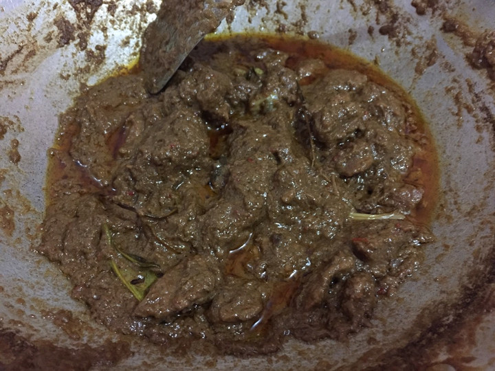 Bagaimana Membuat Rendang daging sapi praktis Anti Gagal