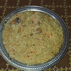 Chicken indomie A picture of Chicken indomie.
