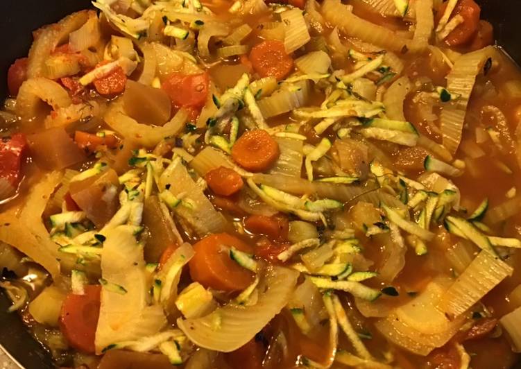 Comment Cuisiner Carottes navets fenouil et courgettes au curcuma