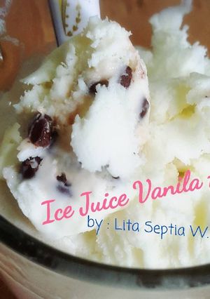 Foto resep Ice Juice Vanila Anggur