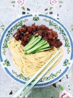 Foto resep Jajangmyeon (mie hitam Korea)