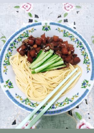 Foto resep Jajangmyeon (mie hitam Korea)