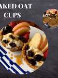 Baked oat cups