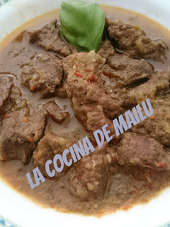 Una foto de Ternera en salsa de Albahaca
