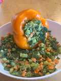 Hummus Veggie Salad 🥗