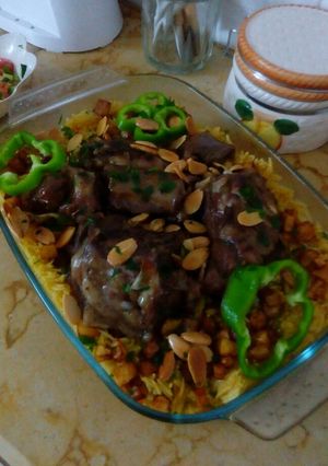 صورة لوصفة كبسة باللحمة