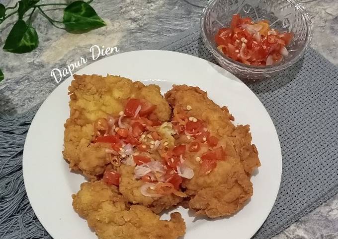 Resep Ayam Crispy Sambal Matah Oleh Dapur Dien Cookpad