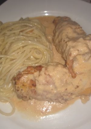 Una foto de Rollitos de carne con queso
