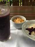 Smoothie de arándanos y moras negras