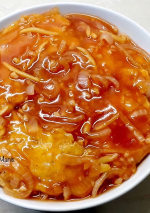 Foto resep Tofu Telur Saus Asam Manis