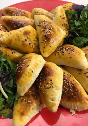 عکسی از دستور پیراشکی گوشت