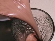 Una foto de licuado de cocoa