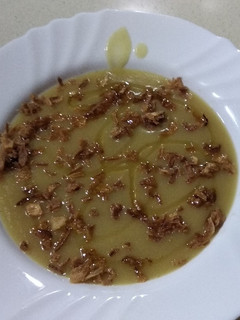 Una foto de Crema de patatas picantes