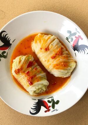 Foto resep Sawi Isi Tahu
