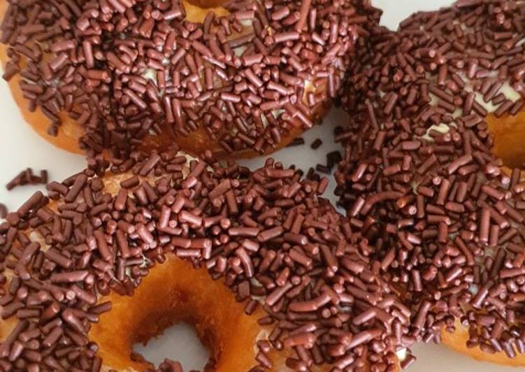 Cara Gampang Membuat Donat gendut hasil #dirumahaja yang Enak