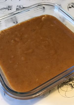 Une photo de Compote de prunes et bananes