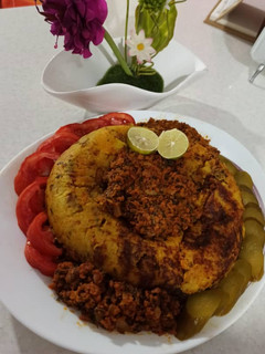 عکسی از دستور کوکو سیب زمینی قالبی