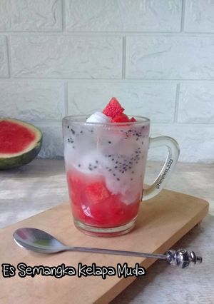 Foto resep Es Semangka Kelapa Muda