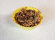A picture of breakfast cereal with banana