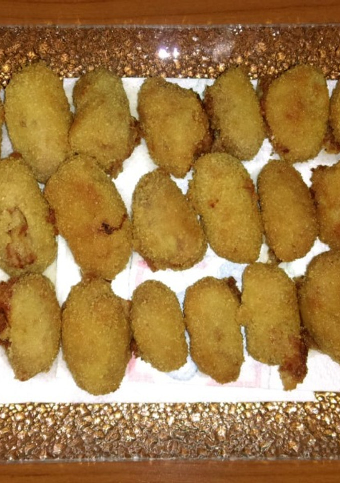Una foto de Croquetas de carne del cocido