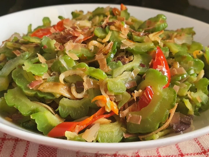 Langkah Mudah untuk Menyiapkan Resep Tumis Pare Teri Kecombrang yang Uenak Anti Ribet, Uenak Banget