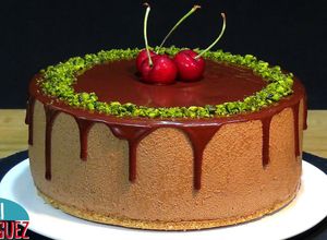 Foto principal de Tarta de chocolate y café, sin horno