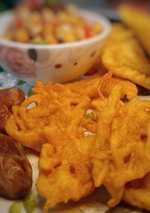 A picture of Moto patlo pakora.