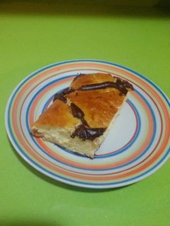 Una foto de Coca de San Juan con chocolate con Thermomix