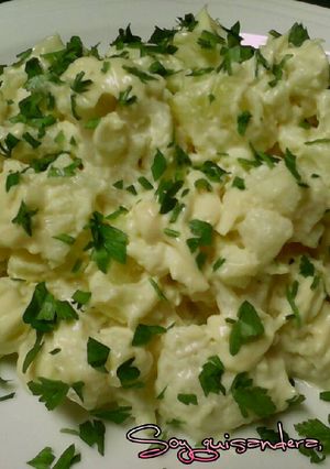 Foto principal de Coliflor y patata con ali oli