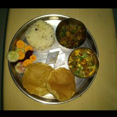 A picture of U.P Style Traditional Thali.