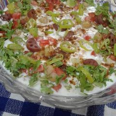 A picture of Lotus Root Chaat.