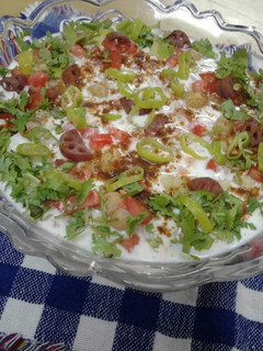 A picture of Lotus Root Chaat.