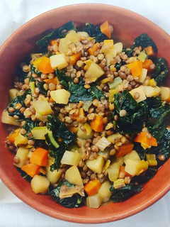 Foto di Zuppa di lenticchie e cavolo nero