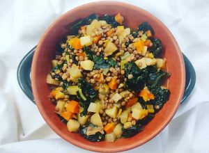 Foto di Zuppa di lenticchie e cavolo nero