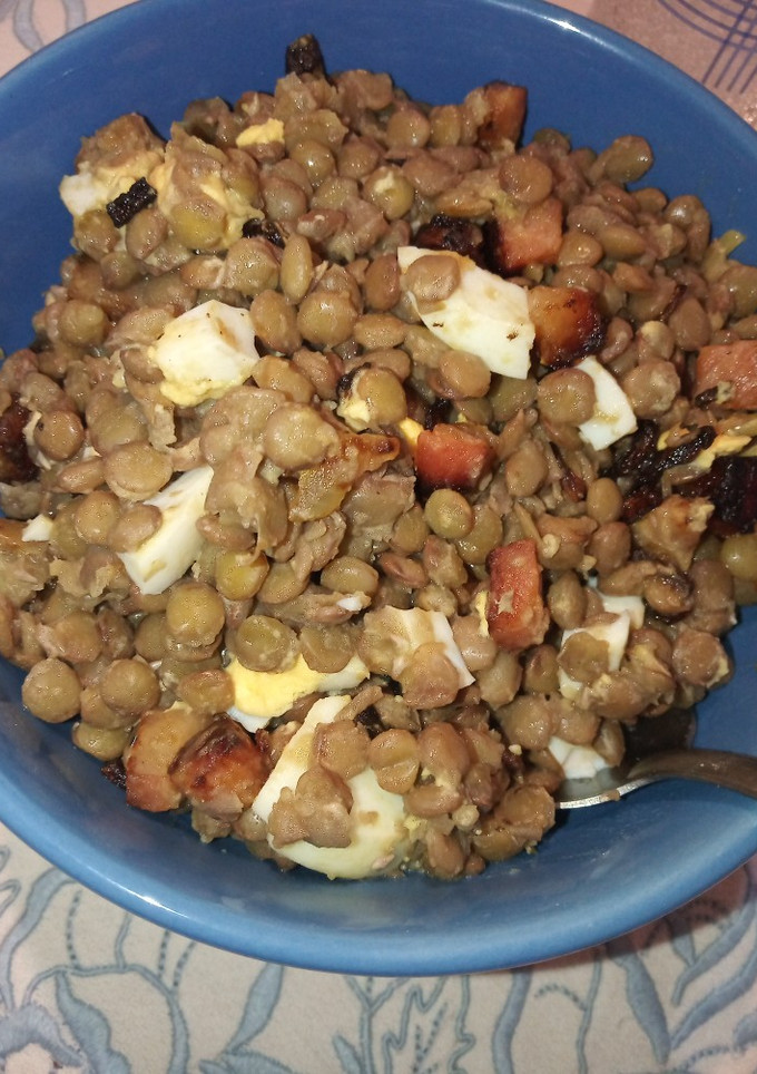 Una foto de Ensalada de lentejones