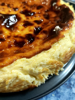 Una foto de Tarta de queso estilo La Viña