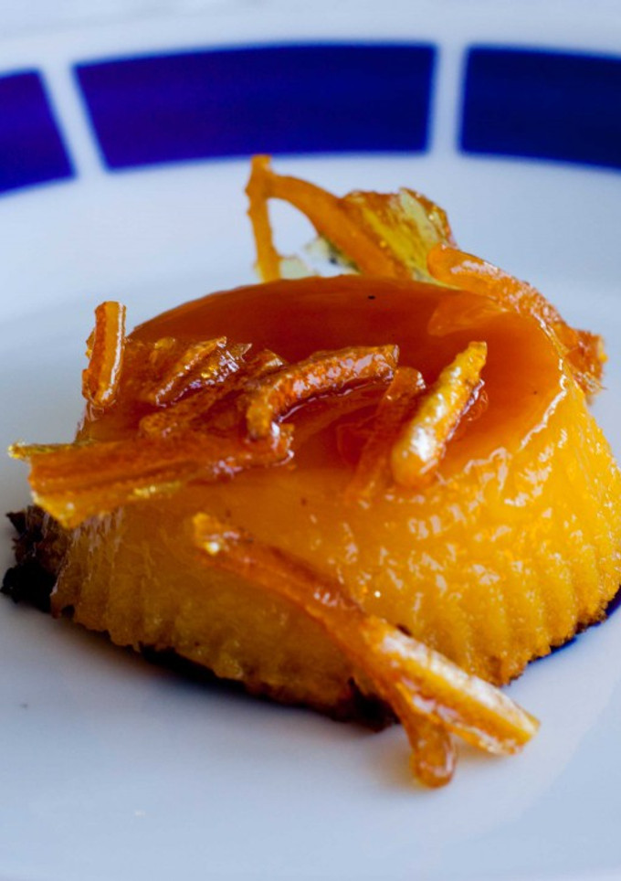 Una foto de Tocinillo de naranja