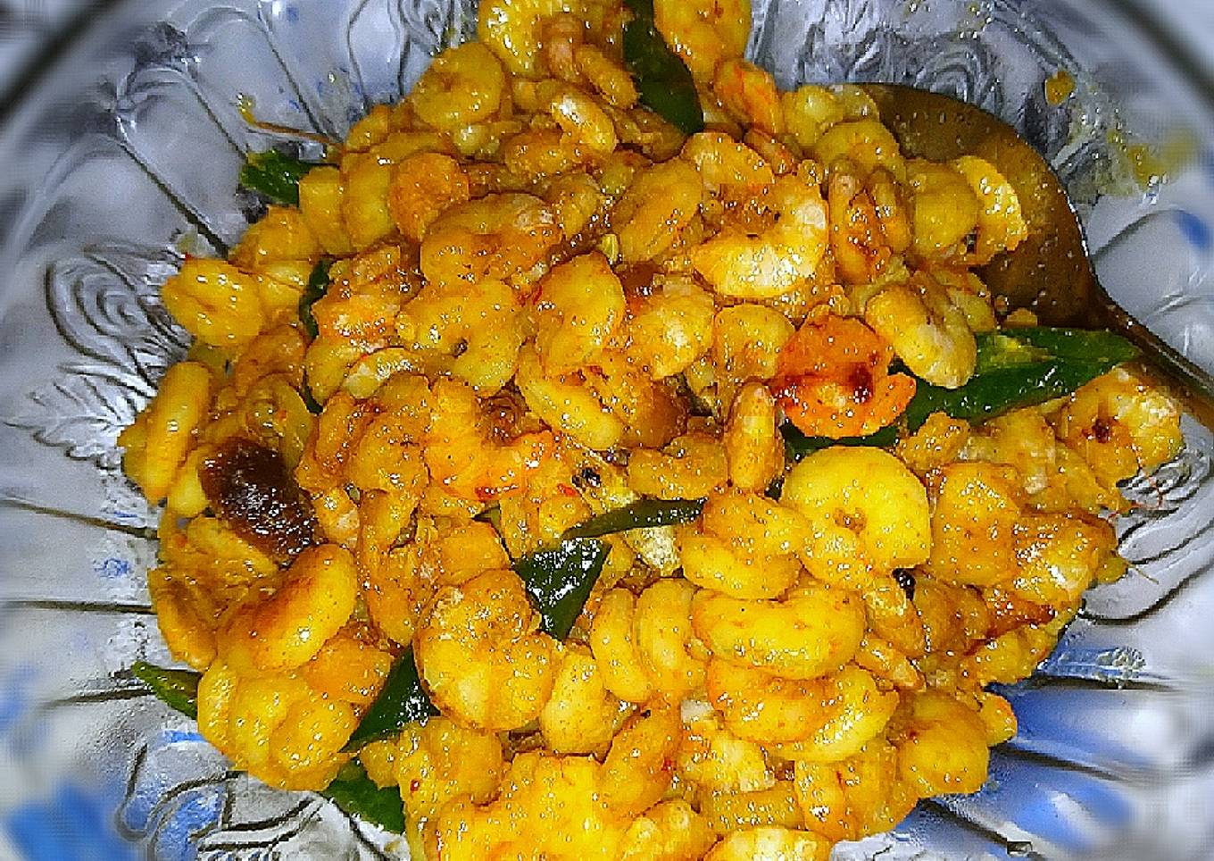 Tumis udang enak