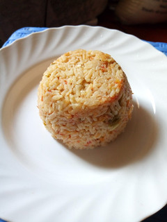 A picture of Jollof rice.