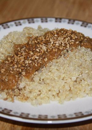 Foto principal de Quinoa con vinagreta asiática (Vegano)