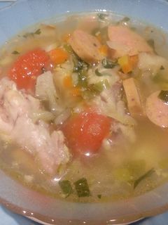 Foto resep Sayur Sop Sosis Baso