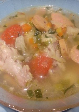 Foto resep Sayur Sop Sosis Baso