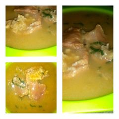 A picture of White soup.