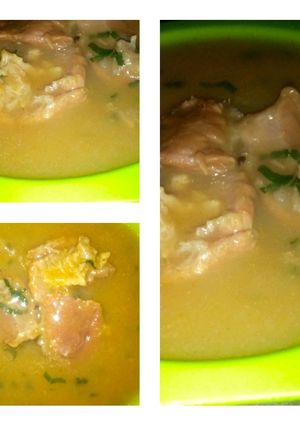 A picture of White soup.
