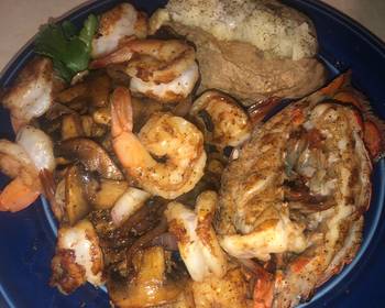 How To Making Recipe EASY Cajun Surf n Turf Yummy